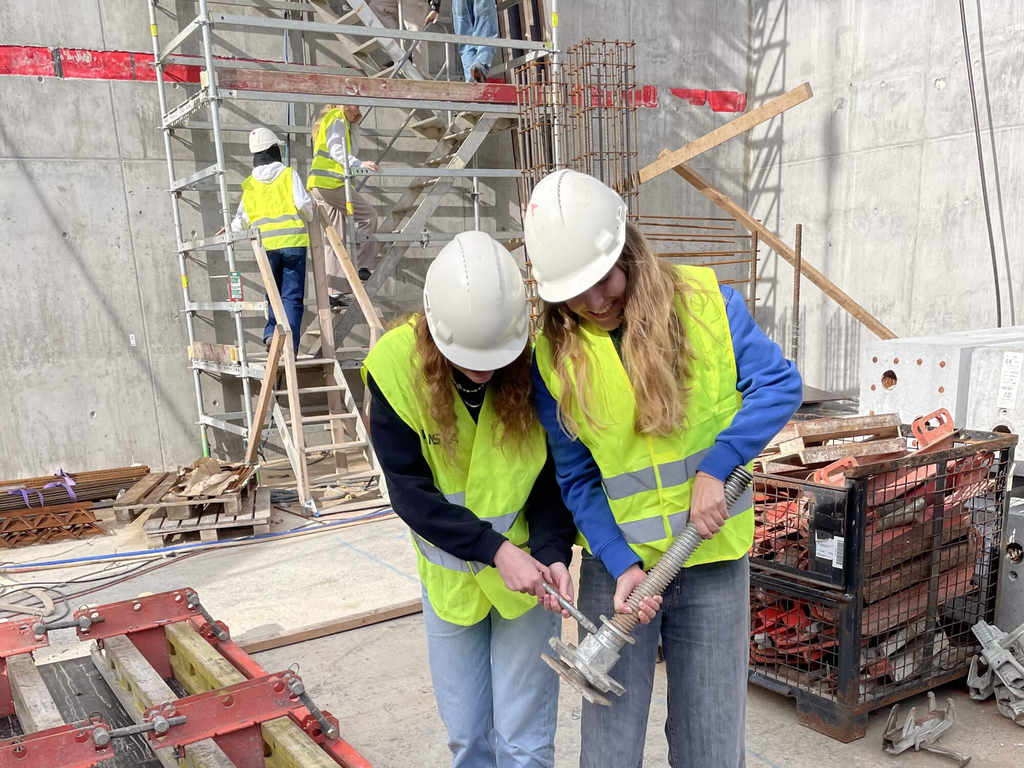 Elever fra Grenaa Gymnasium på besøg på Ingeniørhøjskolen Aarhus